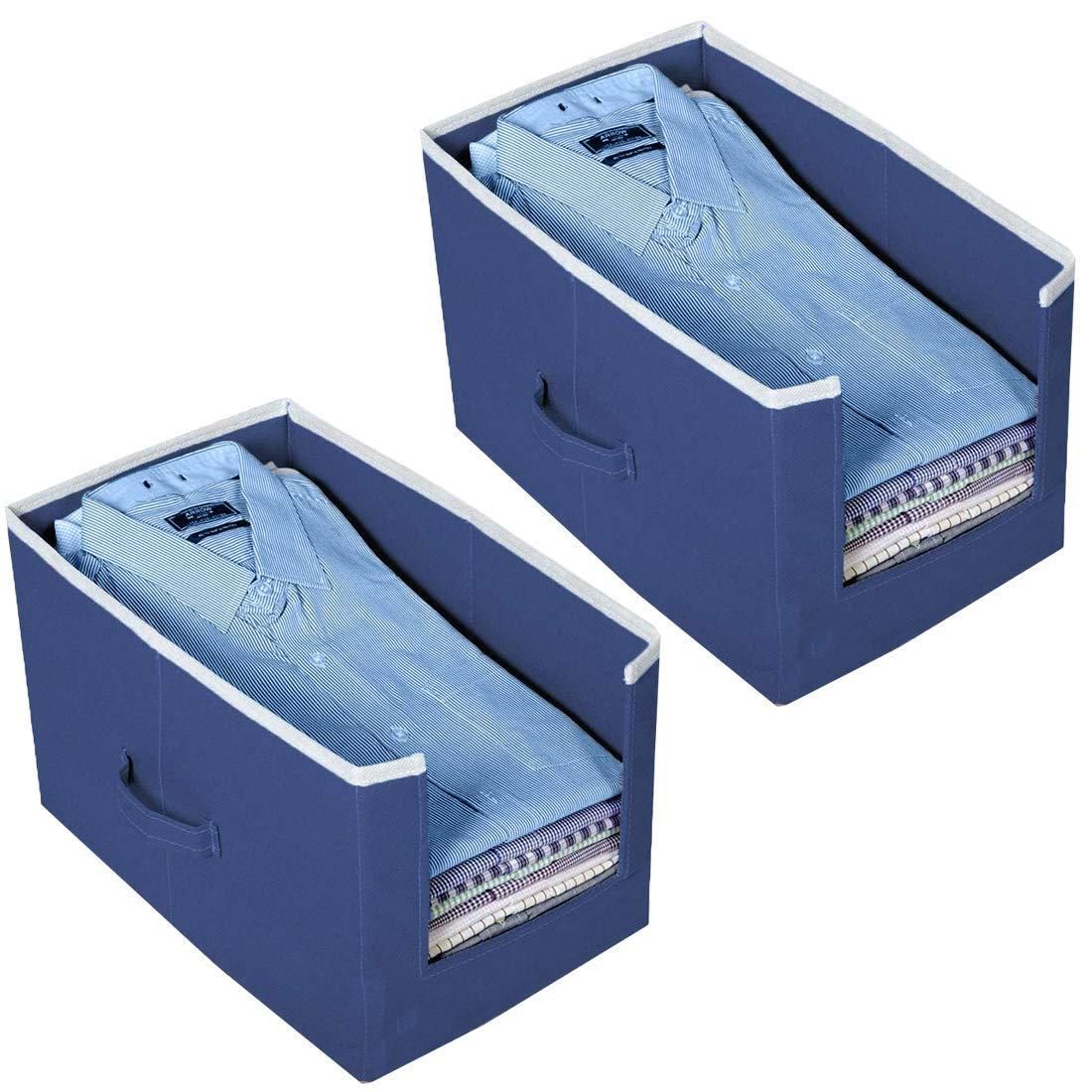 Instant Closet Clarity: Foldable Shirt & Clothing Stackers