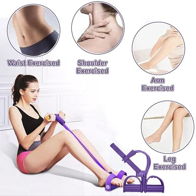 Ultimate Home Workout: 4-Way Yoga Pedal Puller & Resistance Trainer