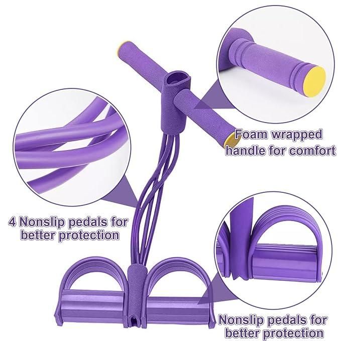 Ultimate Home Workout: 4-Way Yoga Pedal Puller & Resistance Trainer