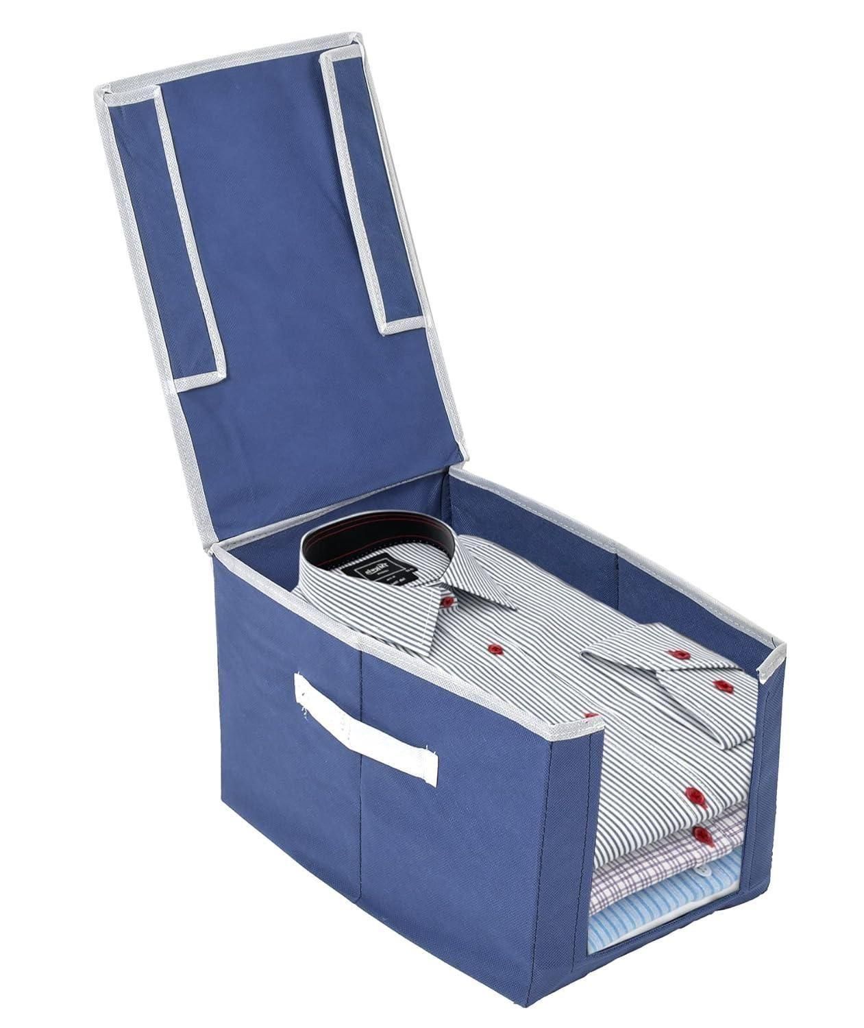 Instant Closet Clarity: Foldable Shirt & Clothing Stackers