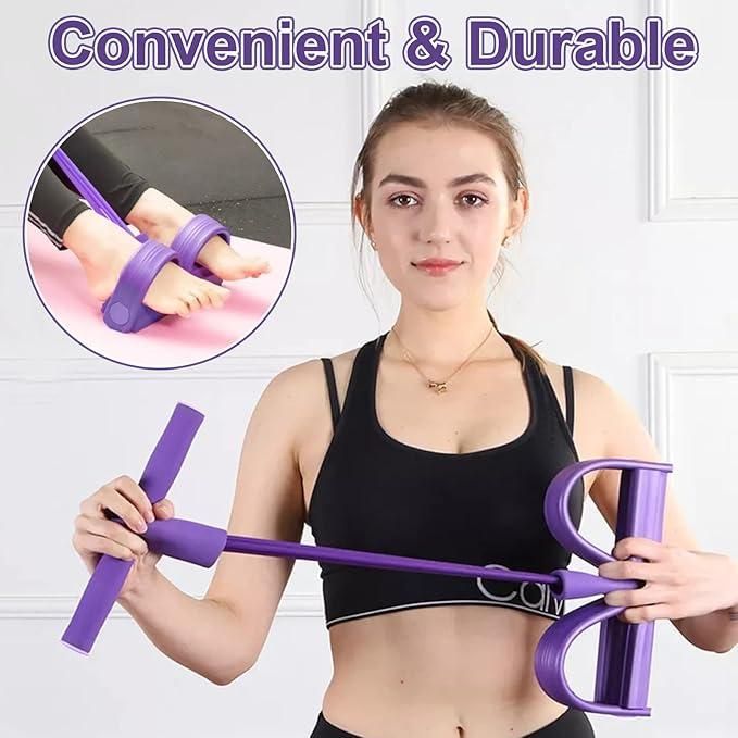 Ultimate Home Workout: 4-Way Yoga Pedal Puller & Resistance Trainer