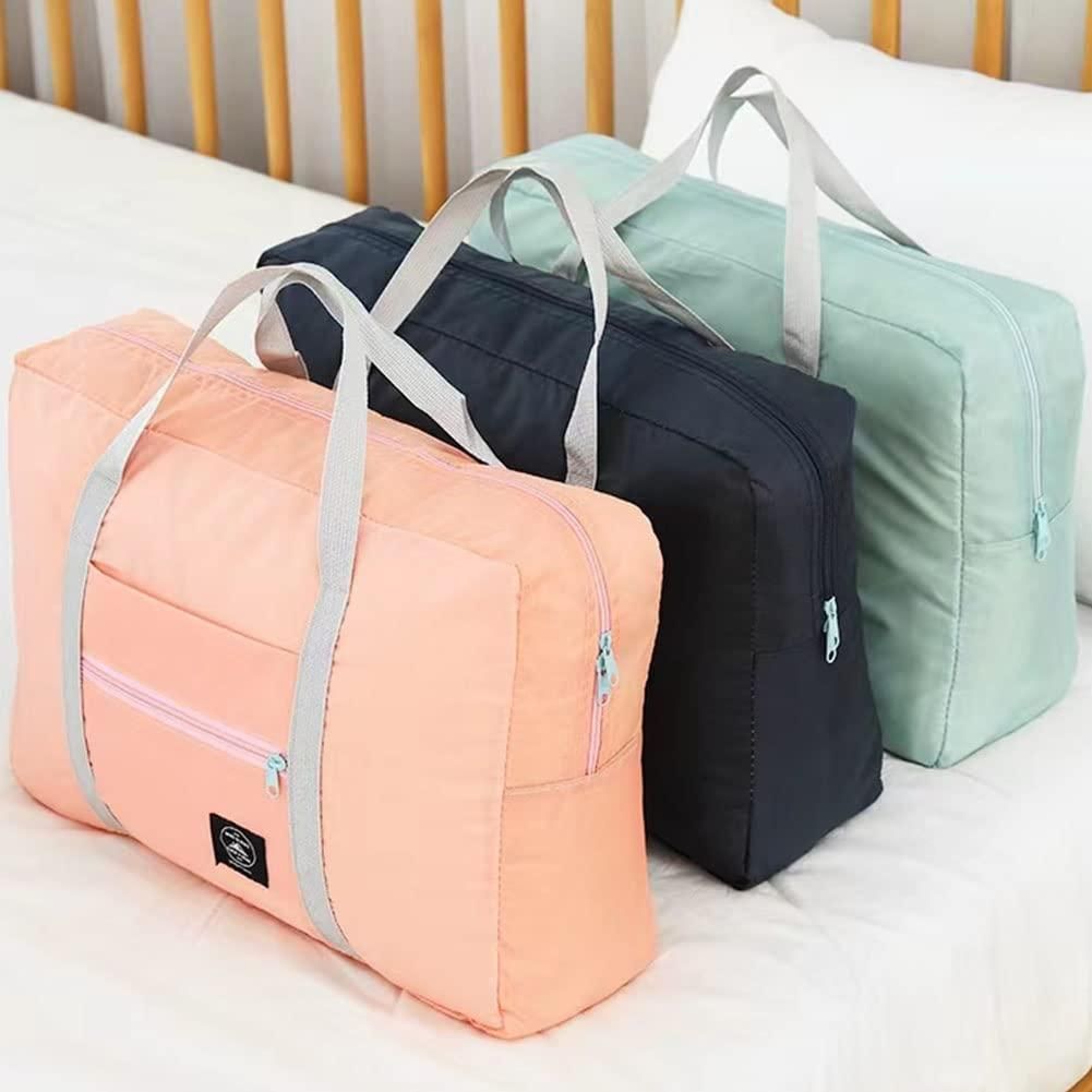 Travel Bag Compact Foldable : Lightweight, Waterproof Duffel Tote