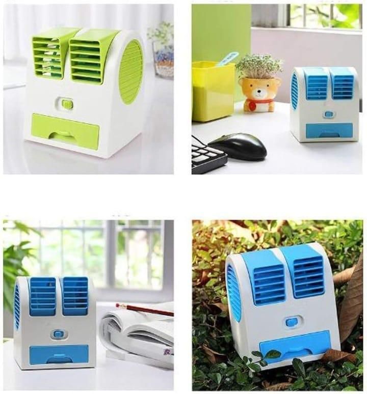 Mini USB Powered Fan - Portable Nano Cooler for Desk, Travel, Assorted