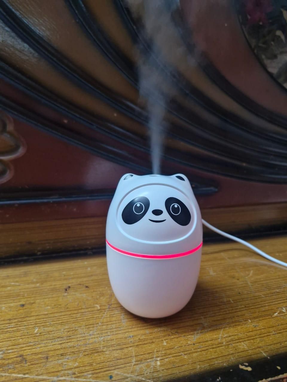 Cute Panda Cool Mist Humidifier for Room Moisture