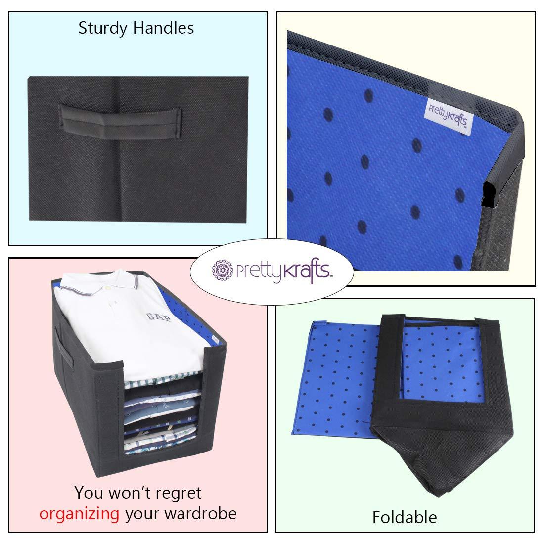 Foldable Shirt & Clothing Stackers (3-Pack)
