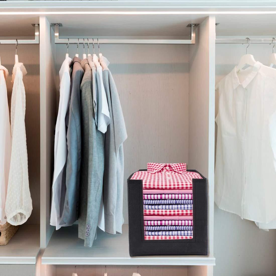 Foldable Shirt & Clothing Stackers (3-Pack)