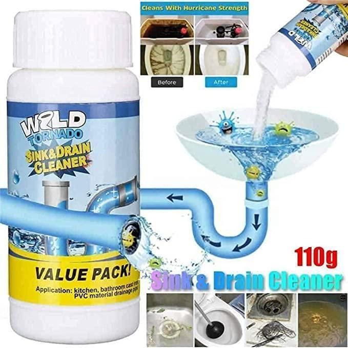 Powerful Drain & Sink Cleaner Powder (2-Pack)