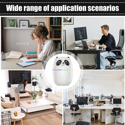 Cute Panda Cool Mist Humidifier for Room Moisture
