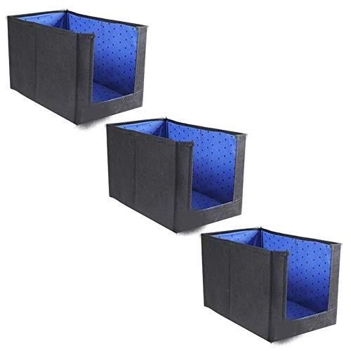 Foldable Shirt & Clothing Stackers (3-Pack)