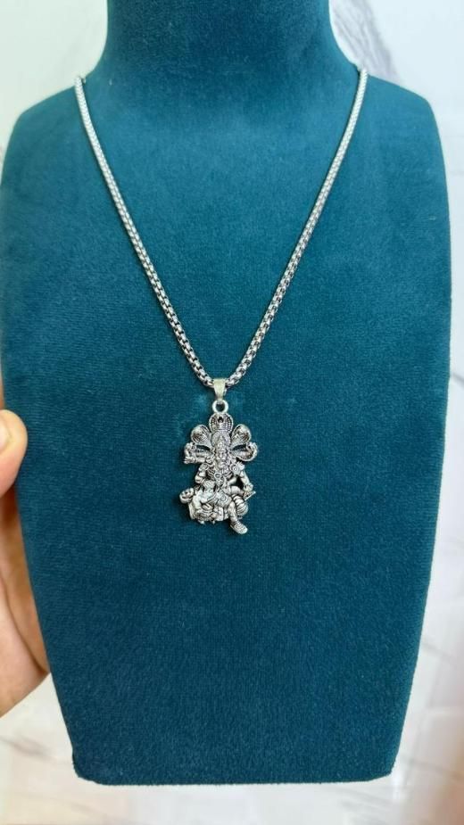 Narsimha: The Protector Pendant with Chain
