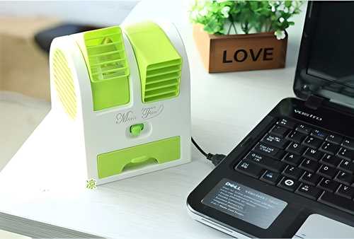 Mini USB Powered Fan - Portable Nano Cooler for Desk, Travel, Assorted