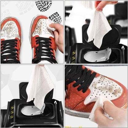 Natural Sneaker & Shoe Cleaner Wipes – 80 Wipes | Fresh Care Pack