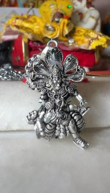 Narsimha: The Protector Pendant with Chain