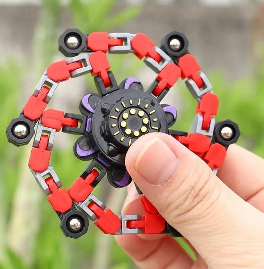 Ultimate Fidget Toy: Transforming Robot Gyro Spinner