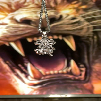 Narsimha: The Protector Pendant with Chain