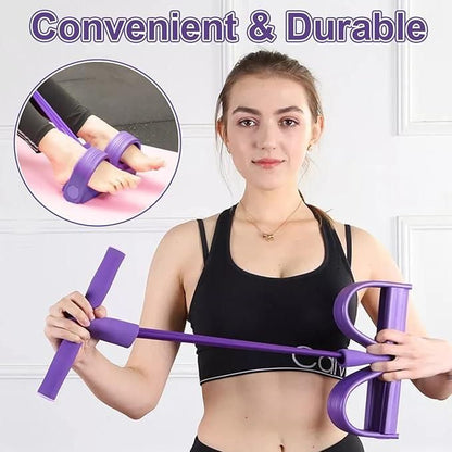 Ultimate Home Workout: 4-Way Yoga Pedal Puller & Resistance Trainer