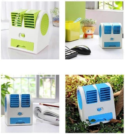 Mini USB Powered Fan - Portable Nano Cooler for Desk, Travel, Assorted