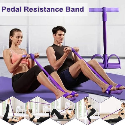 Ultimate Home Workout: 4-Way Yoga Pedal Puller & Resistance Trainer