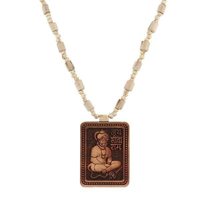 Natural Tulsi Wood Hanuman Ji Mala
