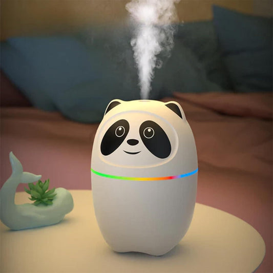 Cute Panda Cool Mist Humidifier for Room Moisture
