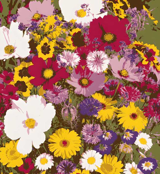 100 Flower Seeds + FREE Plant Growth Supplement